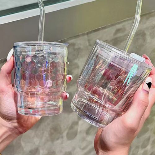 IGP(Innovative Gift & Premium) | Laser Light Glass Cup with Straw