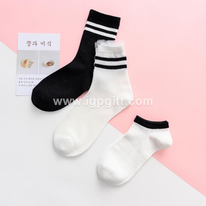 IGP(Innovative Gift & Premium)|高低筒雙色單色襪