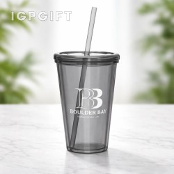 時尚雙層杯 - 16盎司