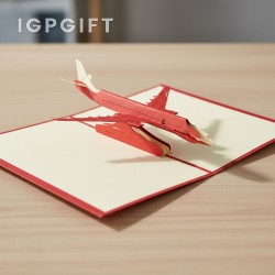 豪華客機賀卡