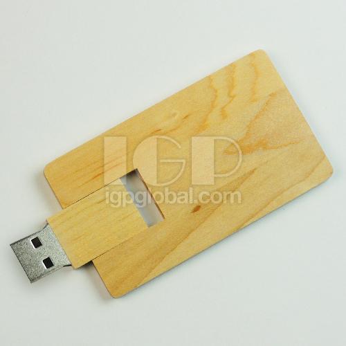 木質卡片USB儲存器