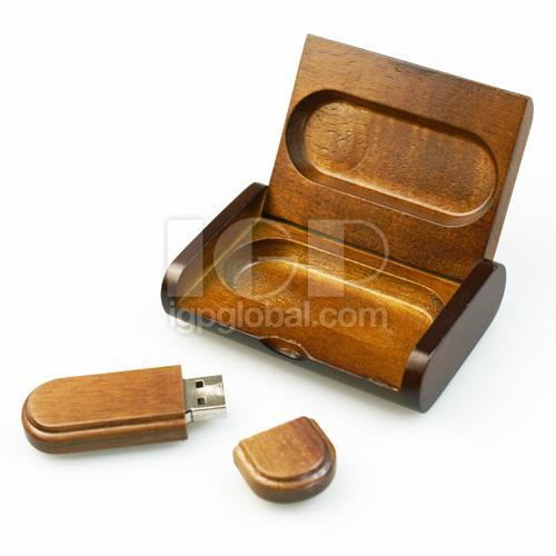 小盒子開蓋木質USB儲存器