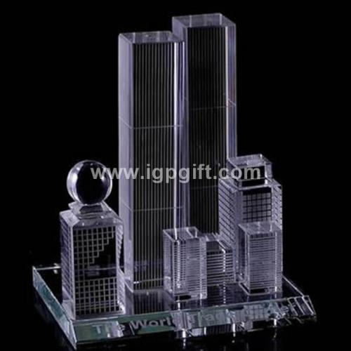City Building Crystal Stand