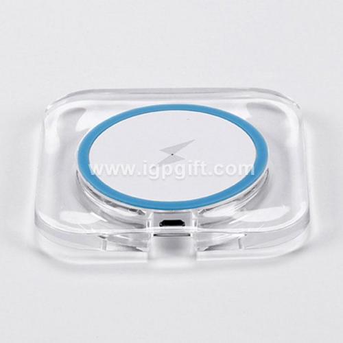 Acrylic square wireless charger