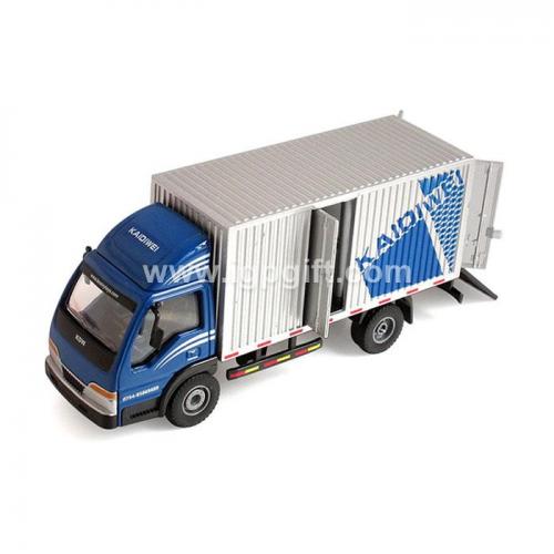 Trucks with container model toy