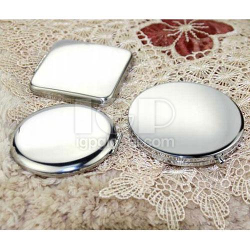 Portable double-sided makeup mirror