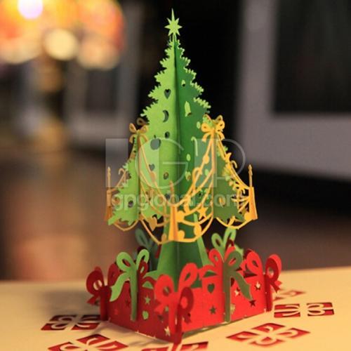 3D Christmas Tree Greeting Card