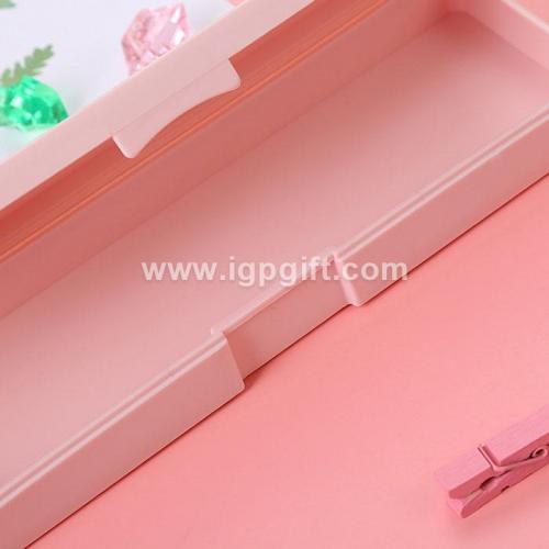 Pure color dull polish pen box