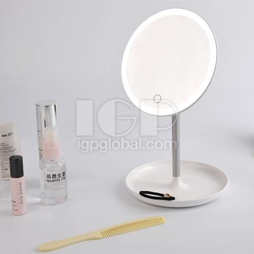 LED時尚圓形臺鏡