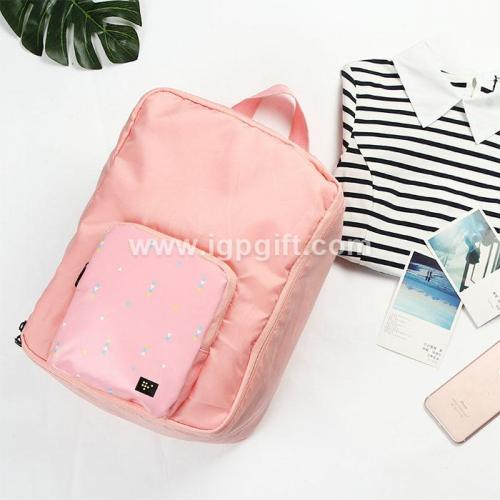 Multi-function folding travel backpack