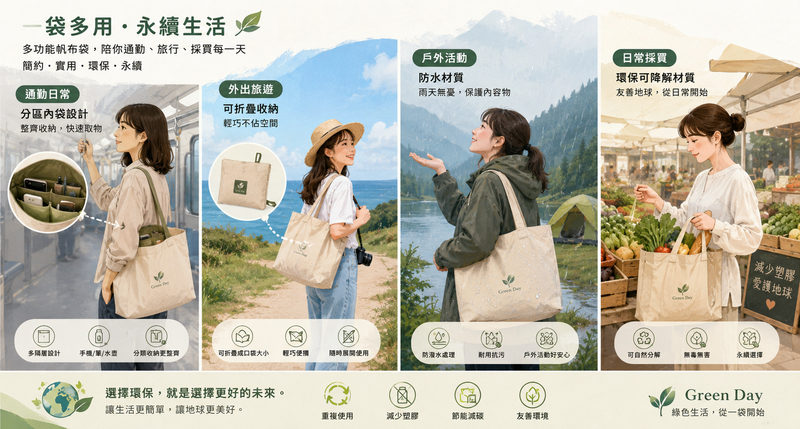 企業訂製帆布袋｜萬用百搭的永續商務宣傳禮品