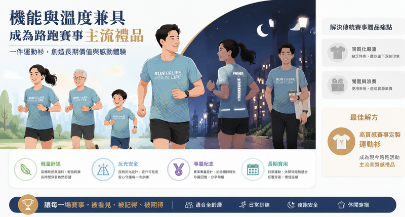馬拉松賽事專屬禮品 輕量反光運動衫安全設計解析