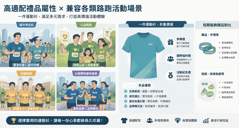 馬拉松賽事專屬禮品 輕量反光運動衫安全設計解析