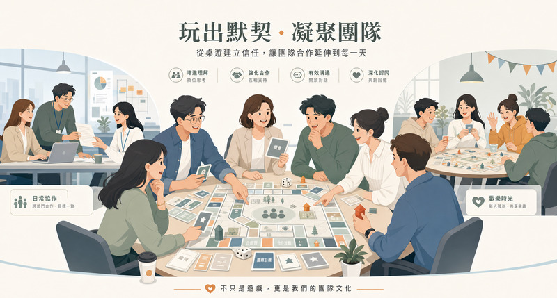 趣味團隊建設載體，大富翁遊戲化傳遞企業文化