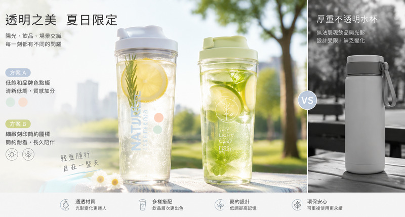 夏日流動街頭廣告，透明隨行杯賦予品牌戶外曝光